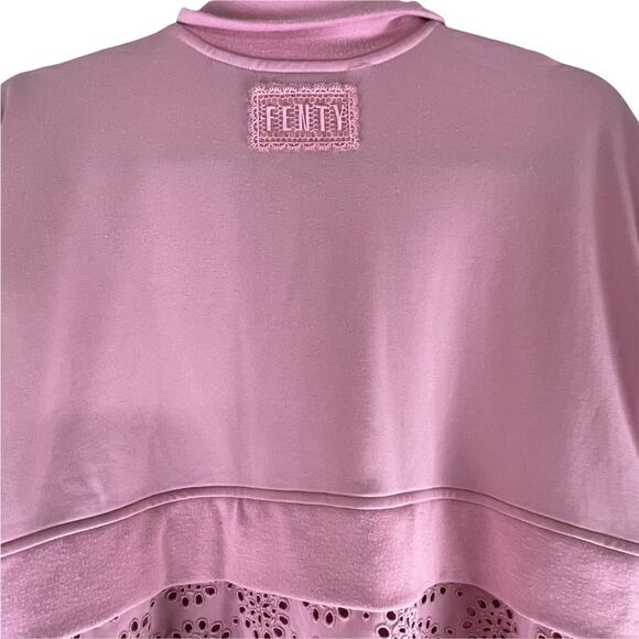 PUMA X FENTY BY RIHANNA Eyelet Jacket in Bridal Rose Size 0 - Picture 4 of 8